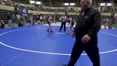 105 lbs Quarterfinal - Jacob Penzkover, LAW - Lacrosse Area Wrestlers vs Keagan Berg, Victory School Of Wrestling