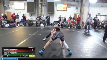 92 lbs Round 2 - Vinny Ferrari, POWA vs Wyatt Spencer, PA Alliance White