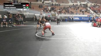 115-D1 Champ. Round 1 - Asher Wesson, Perry High School vs Nash Gillett, Mountain View (Mesa) High School