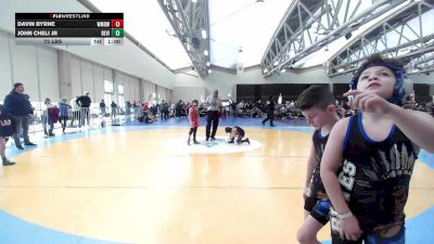 72 lbs Rr Rnd 7 - Davin Byrne, Williamstown K3 vs John Cheli Jr, Revival White K-3