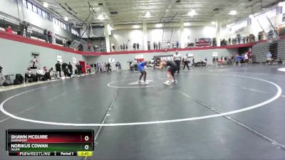 133 lbs Cons. Round 2 - Norikus Cowan, Allen vs Shawn McGuire, Davenport