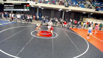 138 lbs Champ. Round 3 - Julius Cole, Unattached vs Brody Hinkle, Unattached