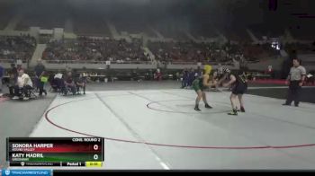 145 lbs Cons. Round 2 - Katy Madril, Greenway vs Sonora Harper, Round Valley