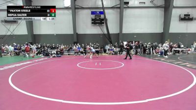 16U Girls GR - 115 lbs Champ. Round 1 - Paxton Steele, OR vs Hepua Salter, HI