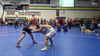 150 lbs 5th Place Match - Aiden Hellman, Don Bosco vs Lane Pennington, Assumption, Davenport