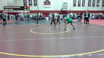 174 lbs Champ. Round 2 - Olajuwon Sobomehin, Clackamas Community College vs Jaden Lopez, Big Bend