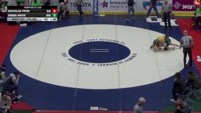 132 lbs Round Of 32 - Nicholas Pifer, Kiski Area vs Derek White, Donegal