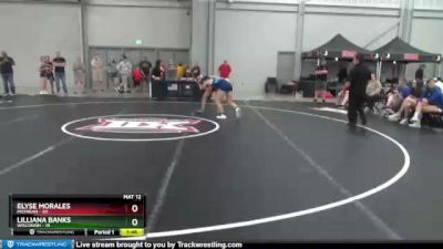 127 lbs Placement (4 Team) - Elyse Morales, Michigan vs Lilliana Banks, Wisconsin