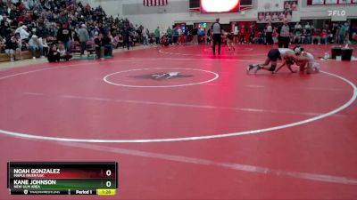 127 lbs Semifinal - Kane Johnson, New Ulm Area vs Noah Gonzalez, Maple River/USC