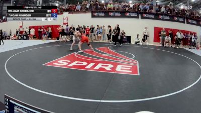 65 kg Cons. Round 2 - William Dekraker, Integrity Wrestling Club vs Noah Nininger, Southeast Regional Training Center, Inc