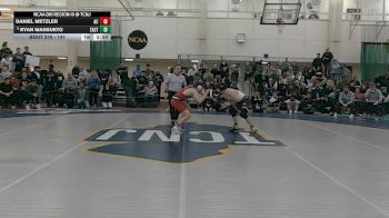141 lbs Semifinal - Ryan Mansueto, Eastern vs Daniel Metzler, Albright College