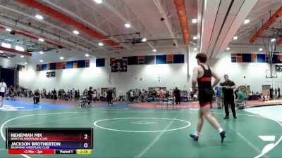 190 lbs Cons. Round 4 - Nehemiah Mix, Invictus Wrestling Club vs Jackson Brotherton, Richmond Wrestling Club