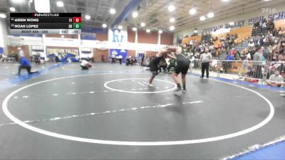 285 lbs Cons. Round 5 - Noah Lopez, South Hills vs Aiden Wong, Fountain Valley