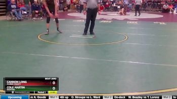 2 - 157 lbs Quarterfinal - Cole Martin, Radford vs Cannon Long, Clarke County