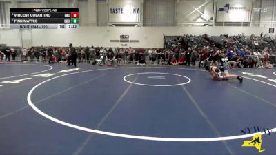 120 lbs Quarterfinal - Finn Mattes, GPS Wrestling Club vs Vincent Colantino, Eden Wrestling Club