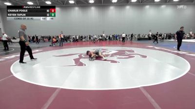 106 lbs Consi Of 32 #2 - Charlie Fogle, NC vs Keyen Taplin, KS