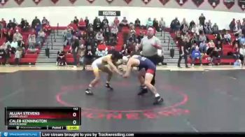 132 lbs 1st Place Match - Caleb Kennington, Kenton Ridge vs ALIJAH STEVENS, Licking Valley