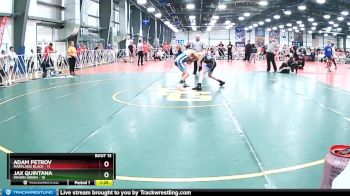 100 lbs Rd# 7- 10:45am Saturday Final Pool - Adam Petrov, Maryland Black vs Jax Quintana, Minion Green