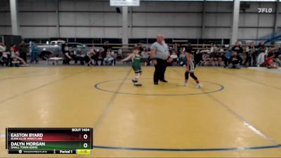 60-65 lbs Quarterfinal - Dalyn Morgan, Small Town Grims vs Easton Byard, Kuna Klub Wrestling