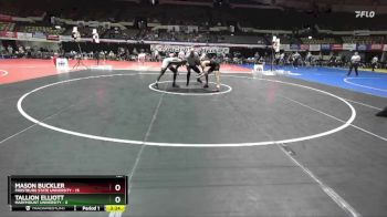 157 lbs Semis & Wb (16 Team) - Mason Buckler, Frostburg State University vs Tallion Elliott, Marymount University