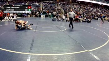 2A 132 lbs Semifinal - Layne Armstrong, Seaforth High School vs Adrian Fox, Chase