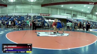 285 lbs Quarterfinal - Will Greenberg, OH vs Adin Young, MI