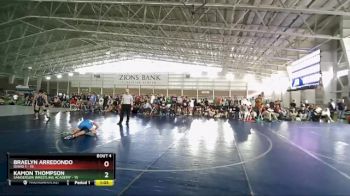 119 lbs Round 2 (4 Team) - Braelyn Arredondo, Idaho 1 vs Kamon Thompson, Sanderson Wrestling Academy