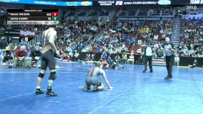 2A-126 lbs Champ. Round 2 - Jayce Curry, Sergeant Bluff-Luton vs Isaac Wilson, Algona