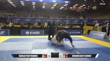 Bernardo Rautte Bernert vs Nicholas Philip Wagniere 2026 Pan Jiu Jitsu IBJJF Championship
