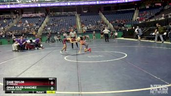 3A 106 lbs Champ. Round 1 - Zane Taylor, St. Stephens vs Omar Soler-Sanchez, Southern Wayne