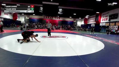106 lbs Quarterfinal - David Juarez, Ontario vs Kaleb Ortiz, La Habra