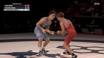 126 lbs 1st Place Match - Van Smith, OK vs Paliku Chang, HI