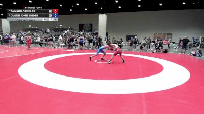 120 lbs Semis - Zaiyahn Ornelas, NE vs Dustin John Snider, CO