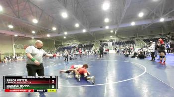 150 lbs 1st Place Match - Junior Wetzel, Champions Wrestling Club vs Braxton Hanna, Hammers Academy