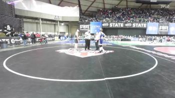 Boys 1A 190 lbs Champ. Round 2 - Brayan Mendez Rocha, Granite Falls vs Tagney Paddock, Life Christian Academy
