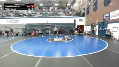 52 lbs Champ. Round 2 - Troy Black, Idaho vs Cannon Crisler, Treasure Valley Wrestling Club