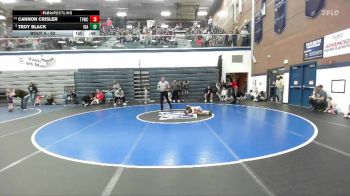 52 lbs Champ. Round 2 - Troy Black, Idaho vs Cannon Crisler, Treasure Valley Wrestling Club