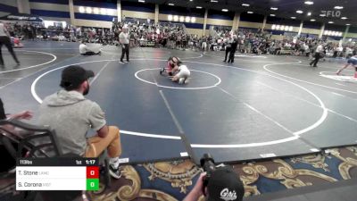 113 lbs Round Of 64 - Tyler Stone, Lancer WC vs Steven Corona, Vista Murrieta