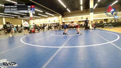 108 lbs Consolation - Hagen Roller, Borger Wrestling Club vs Brody Brandt, Austin Wrestling Academy