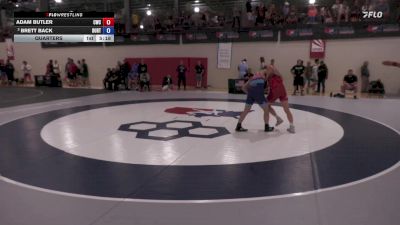 67 kg Quarters - Adam Butler, Cavalier Wrestling Club vs Brett Back, Dubuque RTC