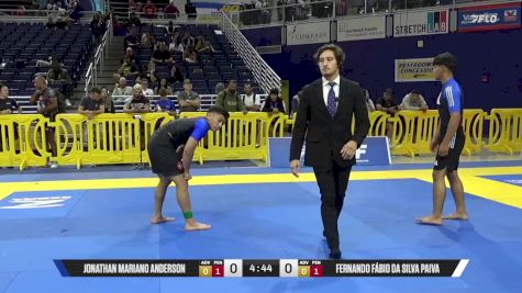 Fernando Fábio Da Silva Paiva vs Jonathan Mariano Anderson 2025 Pan IBJJF Jiu-Jitsu No-Gi Championship