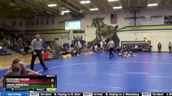 132 lbs Semifinal - Fletcher Maser, Williamsburg vs Croix Shebetka, Mount Vernon