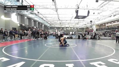 120 lbs Round Of 16 - James Lemmis, Weston vs Evan Martin, Bristol Eastern