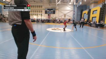 138 lbs Champ. Round 1 - Ezekiel O`Hara, Laurel H S vs Ryan Smith, Charter School Of Wilmington