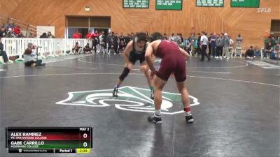 157 lbs Semifinal - Alex Ramirez, Mt. San Antonio College vs Gabe Carrillo, Moorpark College