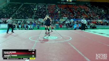 2A 170 lbs Cons. Round 2 - Elias DeVries, Tri-Valley vs Ramsey Rainio, Kellogg