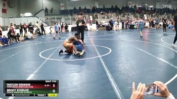 120 lbs Semifinal - Waylen Denkins, Perrysburg Wrestling Club vs Brody Koselke, Region Wrestling Academy