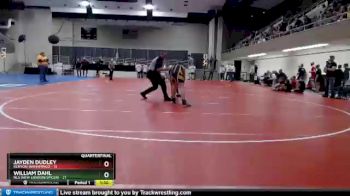 160 lbs Quarterfinals (8 Team) - William Dahl, NLS (New London/Spicer) vs Jayden Dudley, Kenyon-Wanamingo