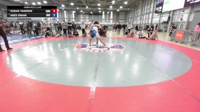 190 lbs Quarters - Josiah Taijeron, Fitness Quest Wrestling Club vs Ares Swain, Inland Northwest Wrestling Training Center