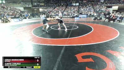 4A 113 lbs 1st Place Match - Jonas DesRochers, Skyview vs Curtis Carlisle, Rogers (Puyallup)